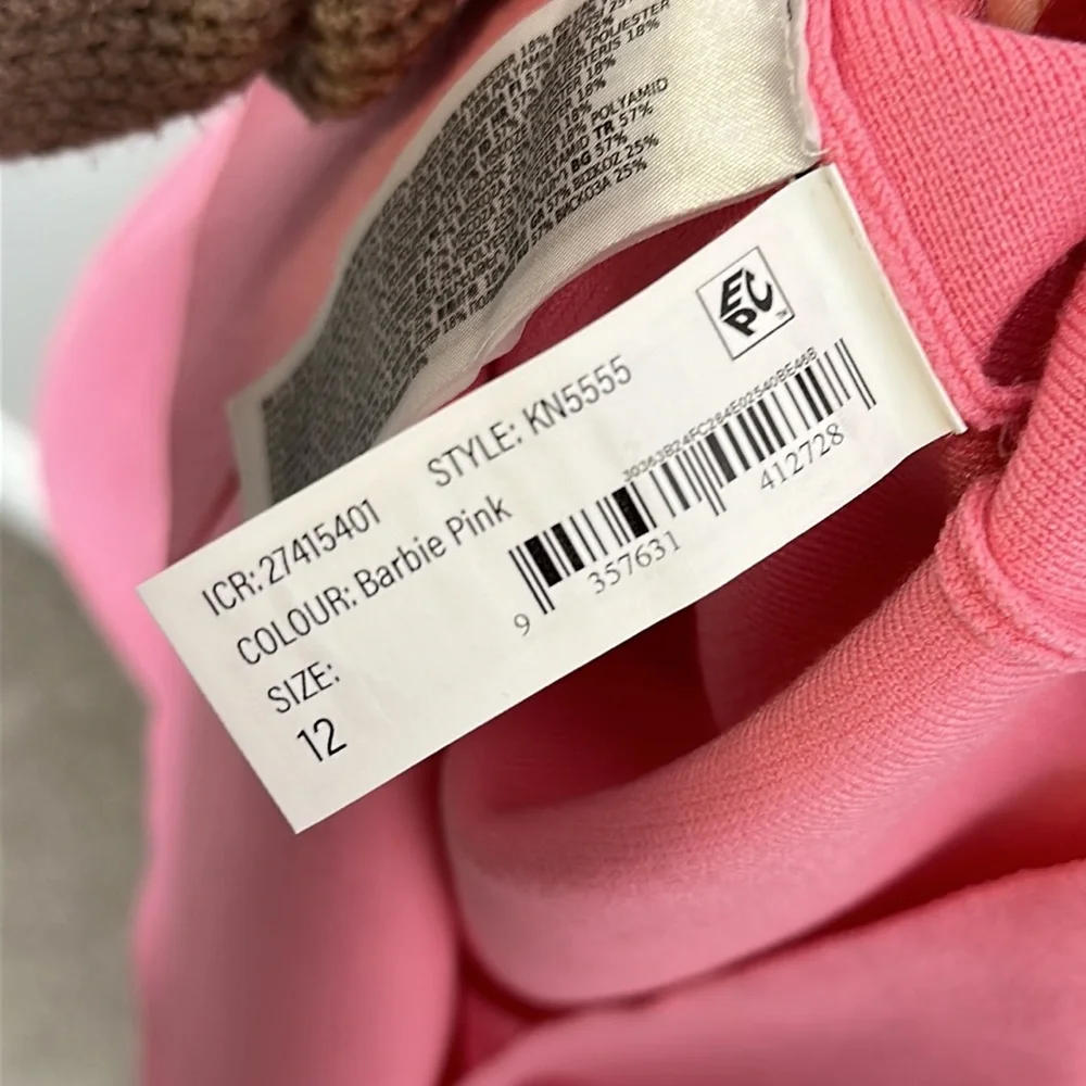 Ever New Everly One Shoulder Cut Out Midi Dress, Barbie - Picture 9 of 14